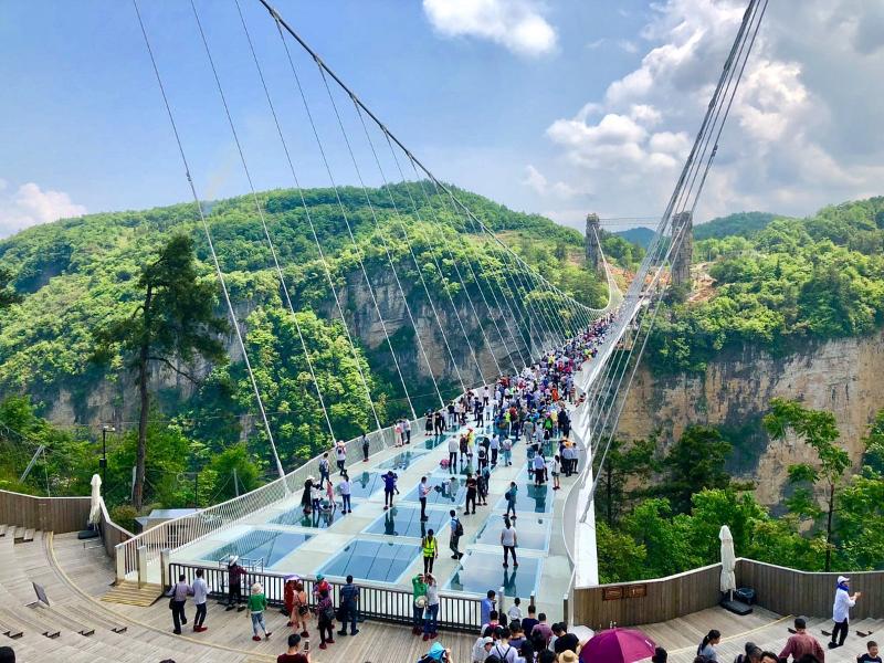 Breathtaking view of Zhangjiajie Grand Canyon