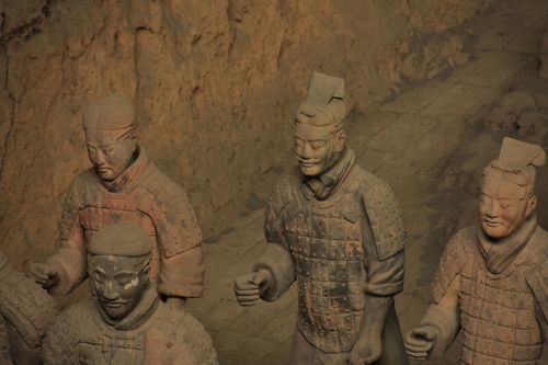 Are the terracotta warriors of Qin Shi Huang buried with him?