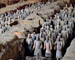 Are there living people in the Terracotta Warriors?