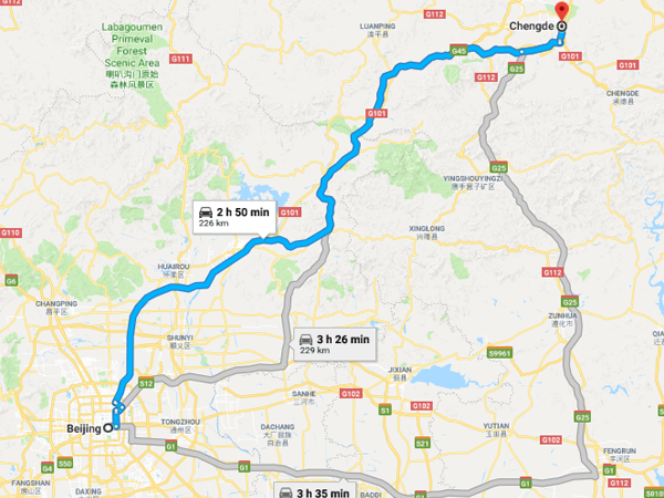 Beijing to Chengde