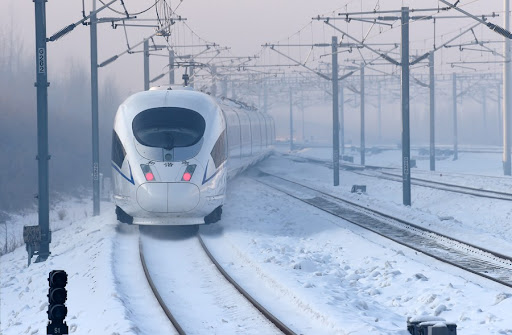 Beijing to Harbin high speed train