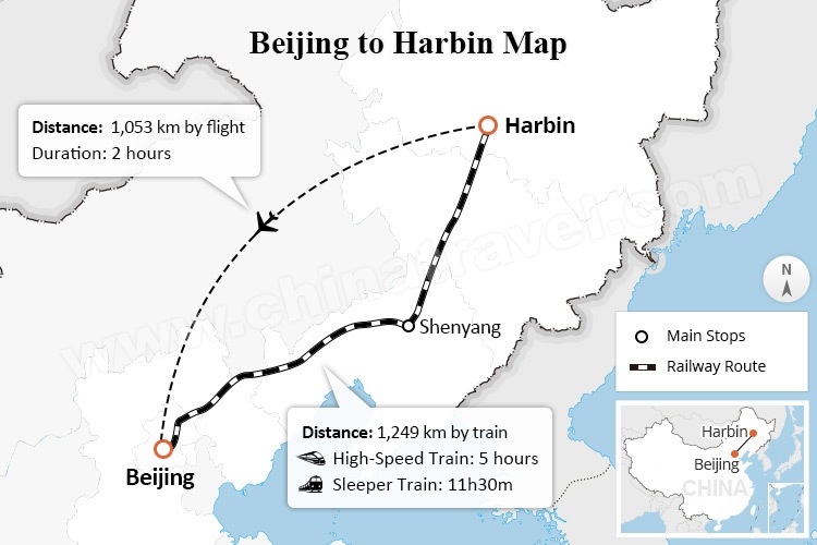 Beijing to Harbin Train time