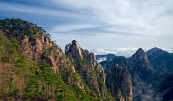 Geographical Features of Guangmingding at Huangshan