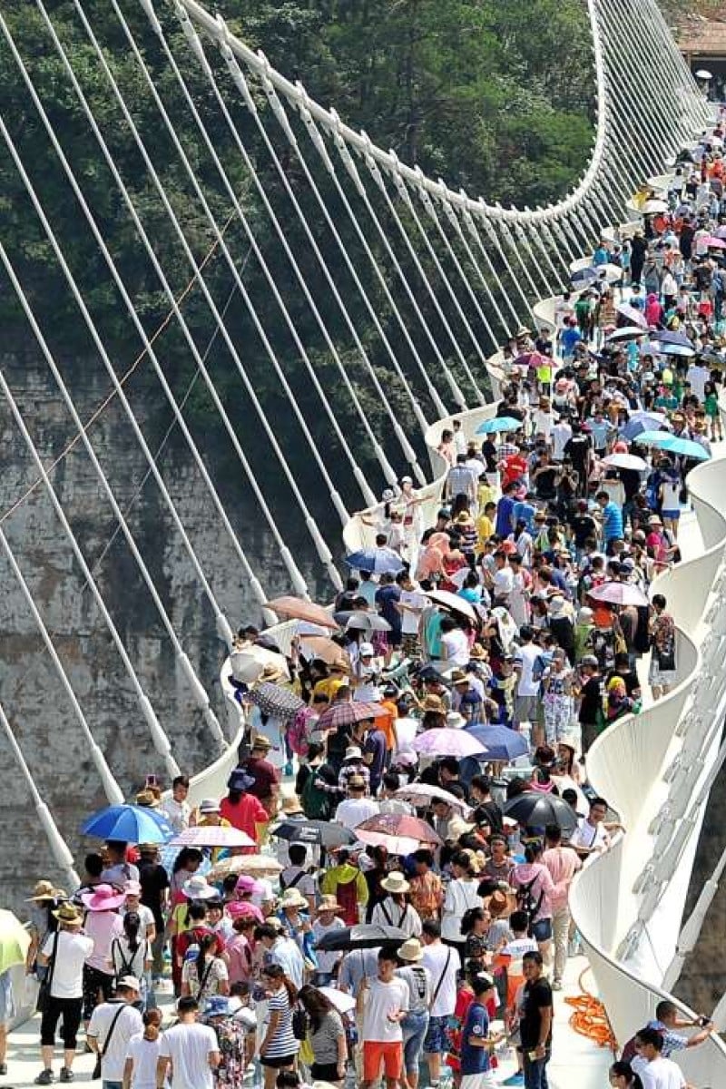 How crowded is Zhangjiajie?