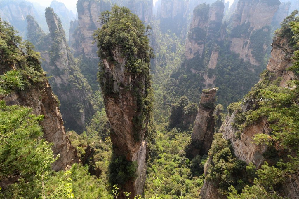 How did Zhangjiajie, China form?