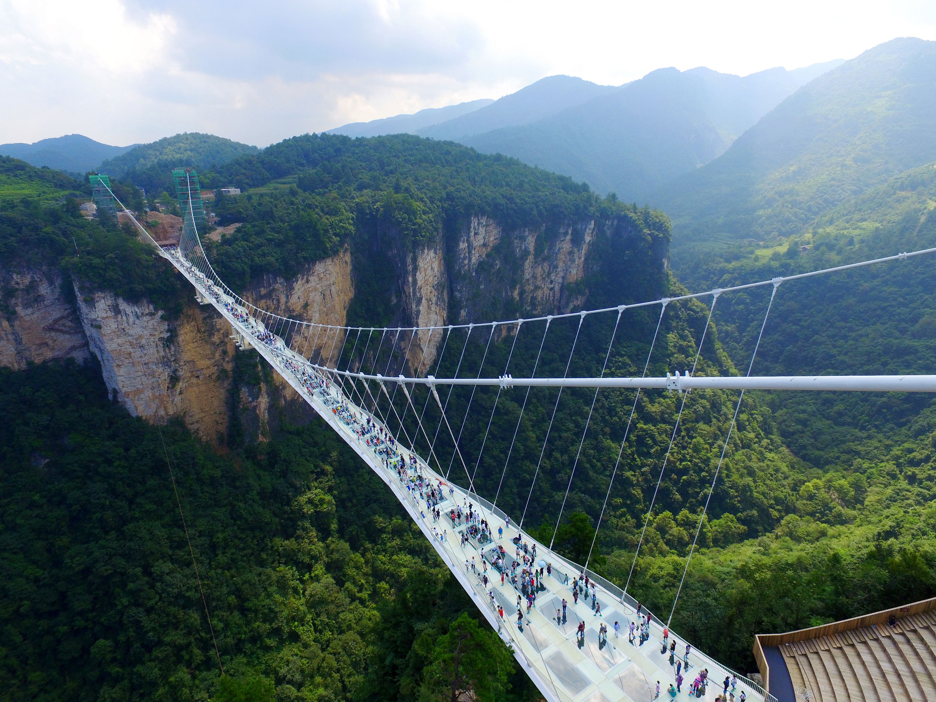 How high is the Zhangjiajie Glass Bridge