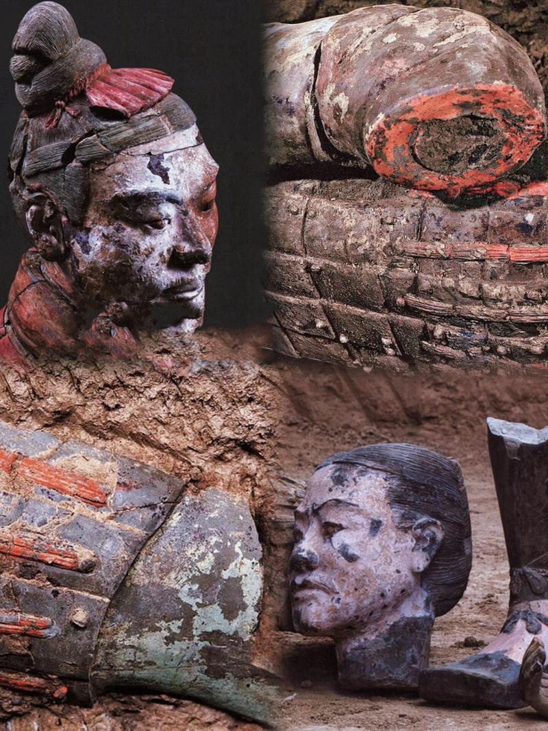 How many terracotta soldiers were buried?