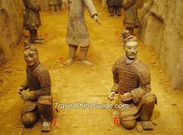 How many terracotta warriors are in pit 2?