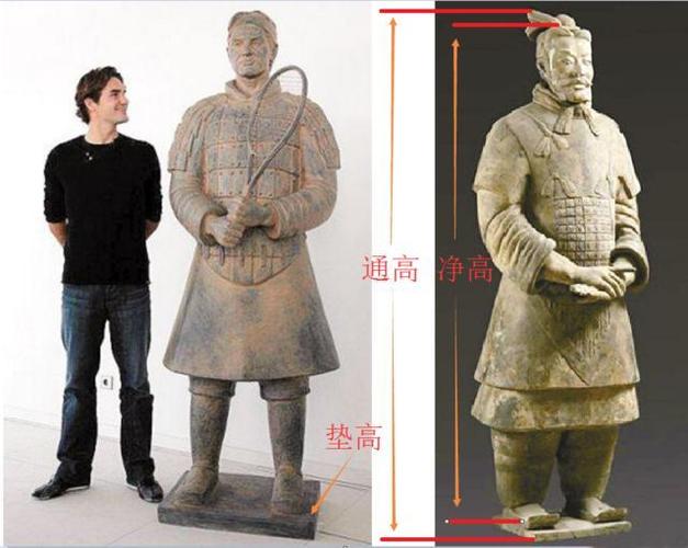 How tall was the average terracotta army soldier?