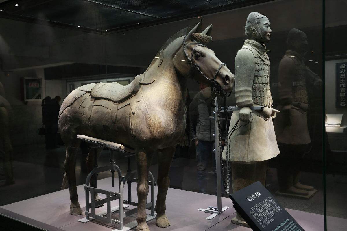 Is there anything inside the terracotta warriors?