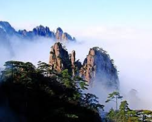 Recommended attractions at Guangmingding, Huangshan