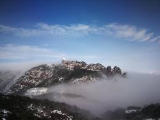 The second highest peak at Guangmingding, Huangshan