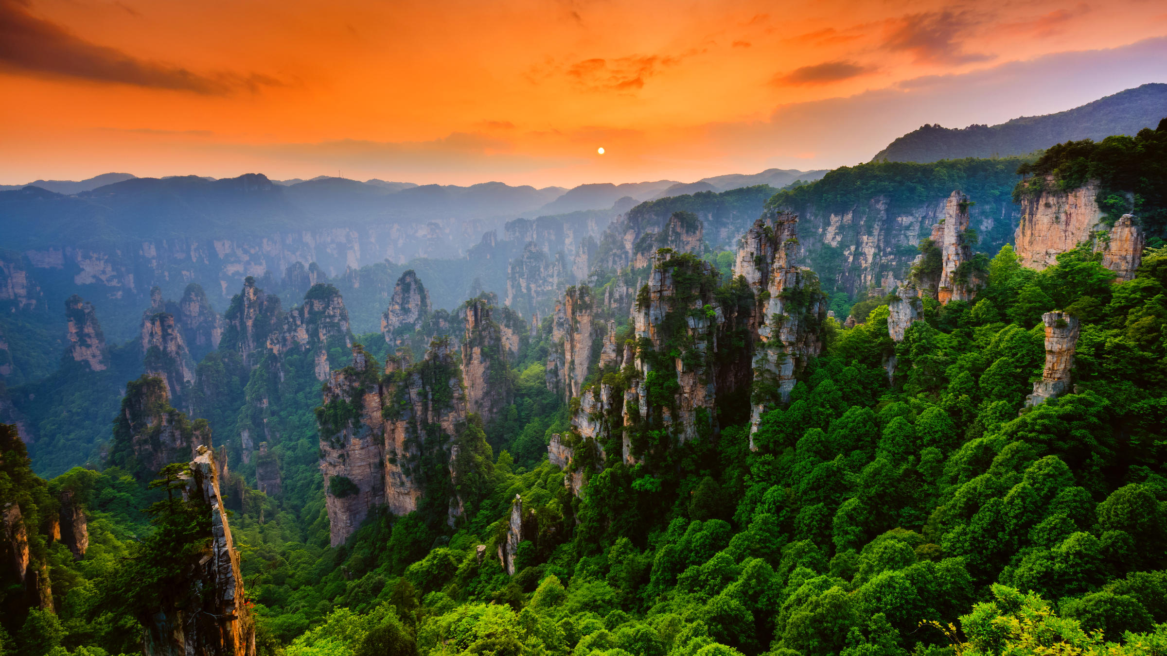 What is a fun fact about Zhangjiajie?