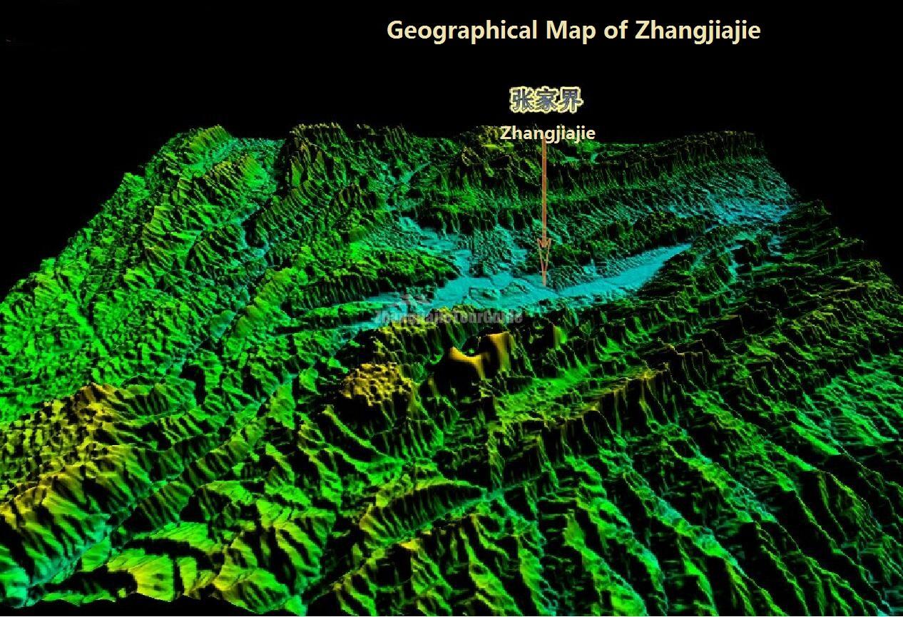 What is the geological history of Zhangjiajie?