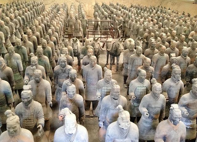 What is true about the Terracotta Army?