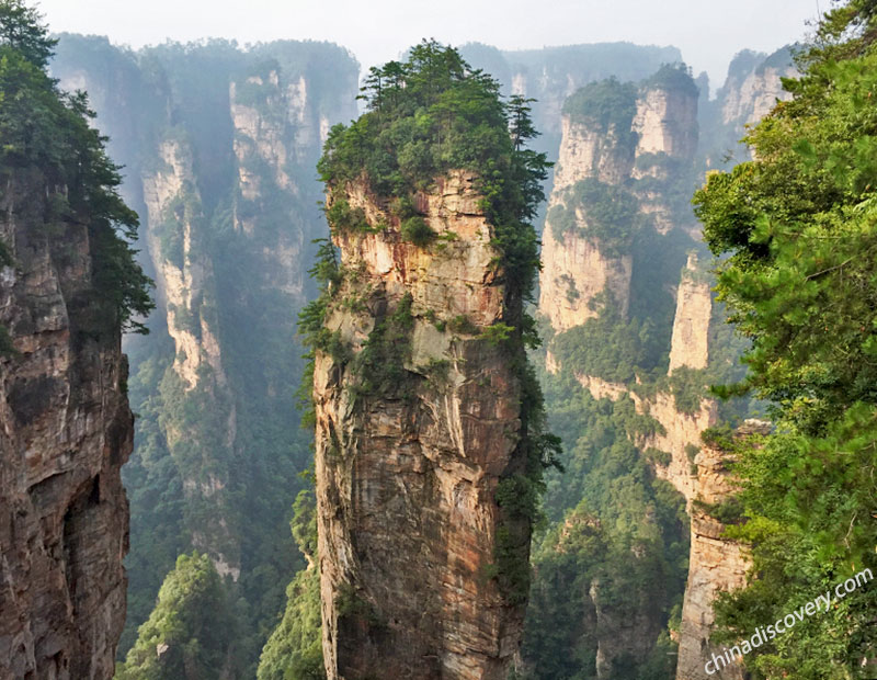 What is Zhangjiajie famous for?