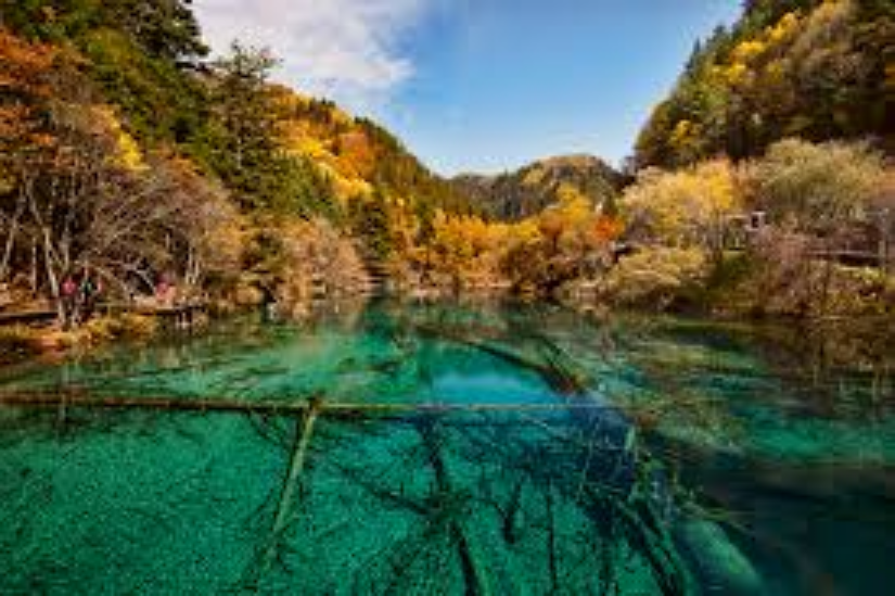 Which city is Jiuzhaigou in?