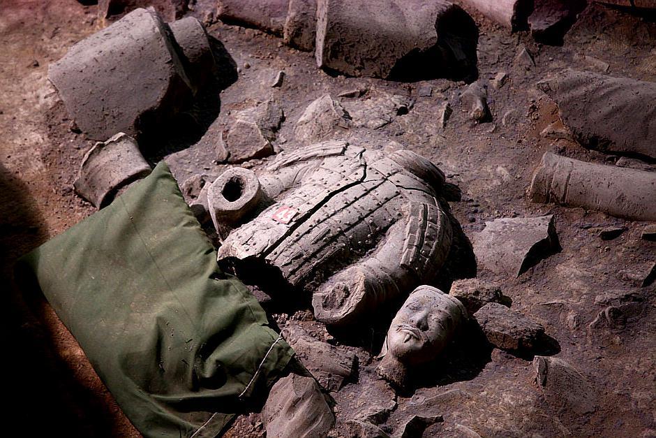 Who destroyed the Terracotta Warriors?