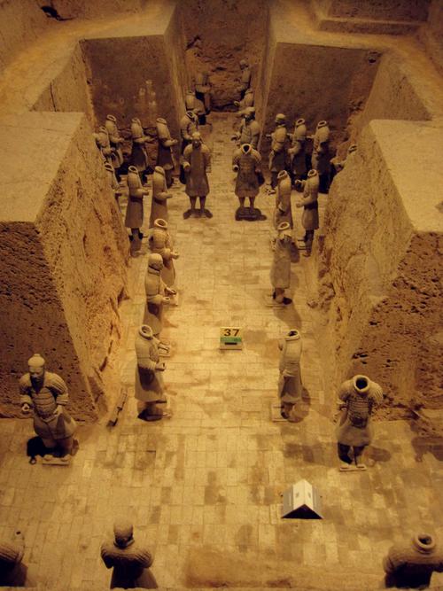 Whose tomb was the Terracotta Army found?