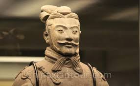 Why do all the Terracotta Warriors have single eyelids?